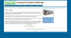 Desktop Screenshot of campbellportablebuildings.com