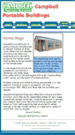 Mobile Screenshot of campbellportablebuildings.com